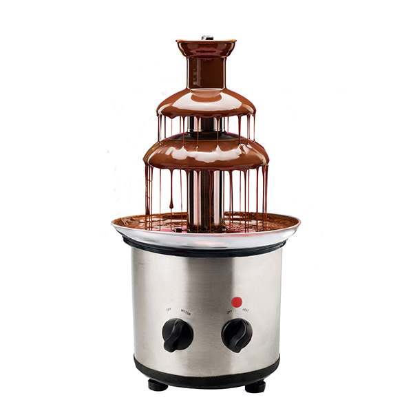 tipos de fondues - fuente de chocolate